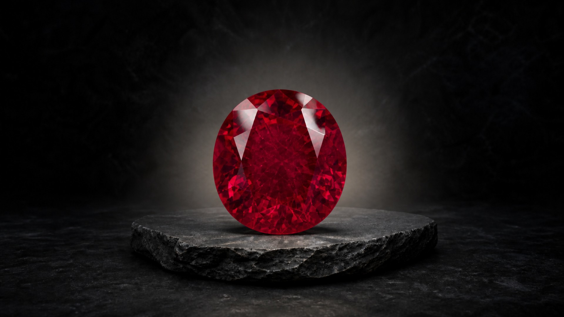 A ruby is a pinkish-red to blood-red gemstone made of corundum (aluminium oxide). Chromium gives it its red color and strong red fluorescence. Ranking 9 on the Mohs hardness scale, it is exceptionally durable. Celebrated as the birthstone for July, top-quality natural rubies are among the most valuable colored gemstones in the world.
